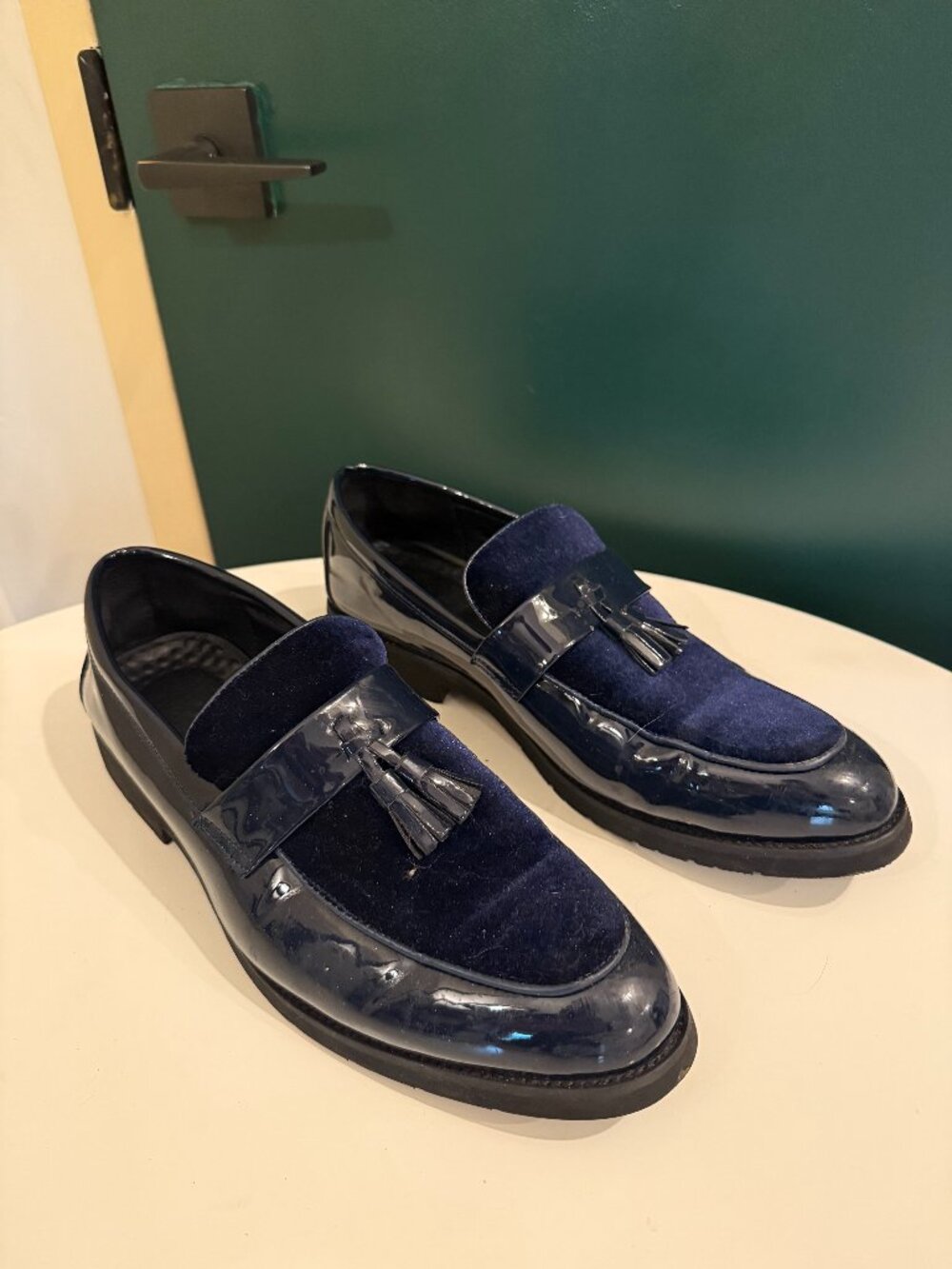 Blue Dress Shoes